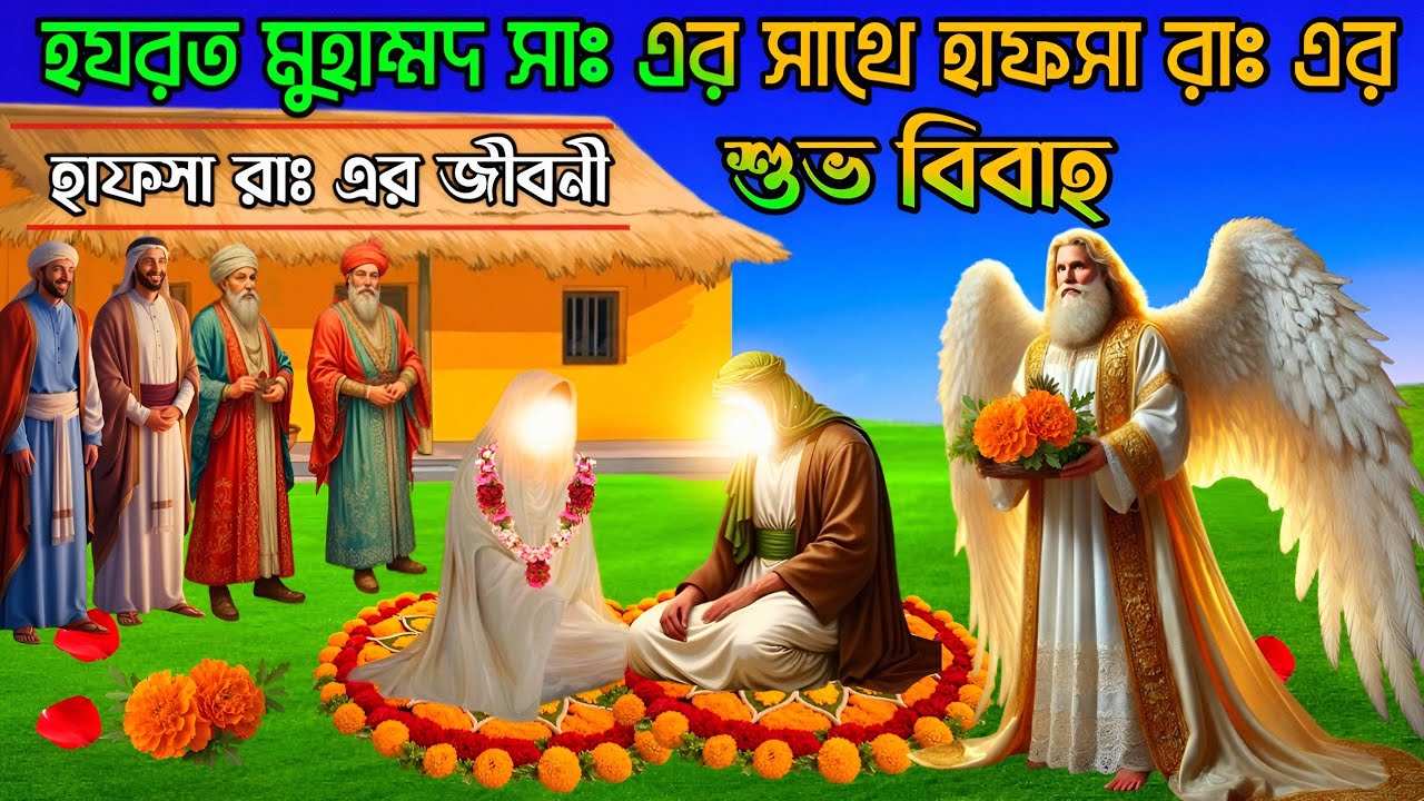 হযরত মুহাম্মদ সাঃ এর সাথে হাফসা রাঃ এর বিয়ের ঘটনা | নবীজির জীবনী | হাফসা রাঃ এর জীবনী | Islam | নূর