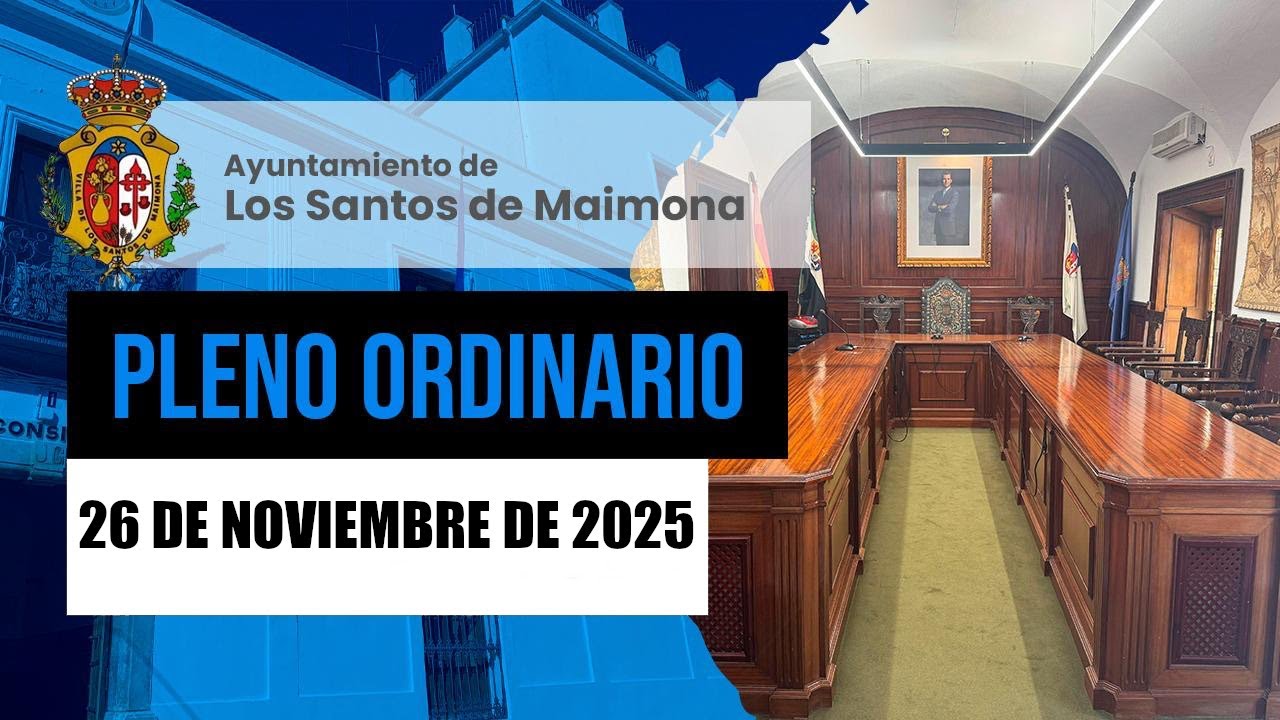 PLENO ORDINARIO 26.11.25