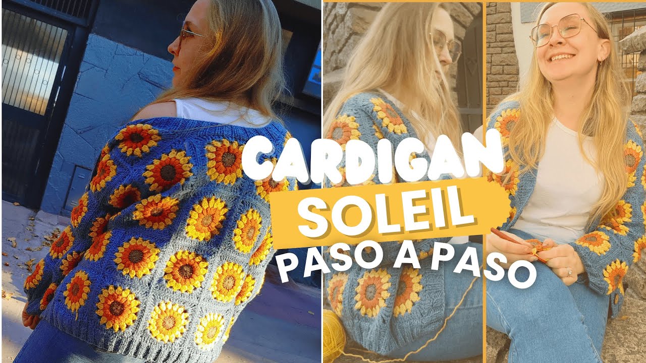 C&oacute;mo tejer el Cardigan Soleil paso a paso 🧶 | Tapado Soleil &ndash; Tejiendo con Pecosa | Katia Horbatiuk
