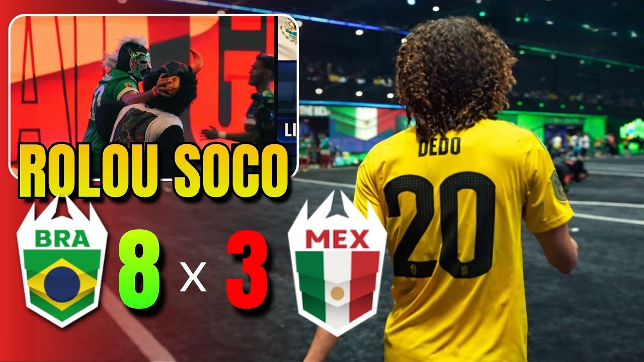 BRASIL NA FINAL ! VENCE O MÉXICO E AVANÇA! 🔥 8x3 | Melhores Momentos | Kings World Cup Nations