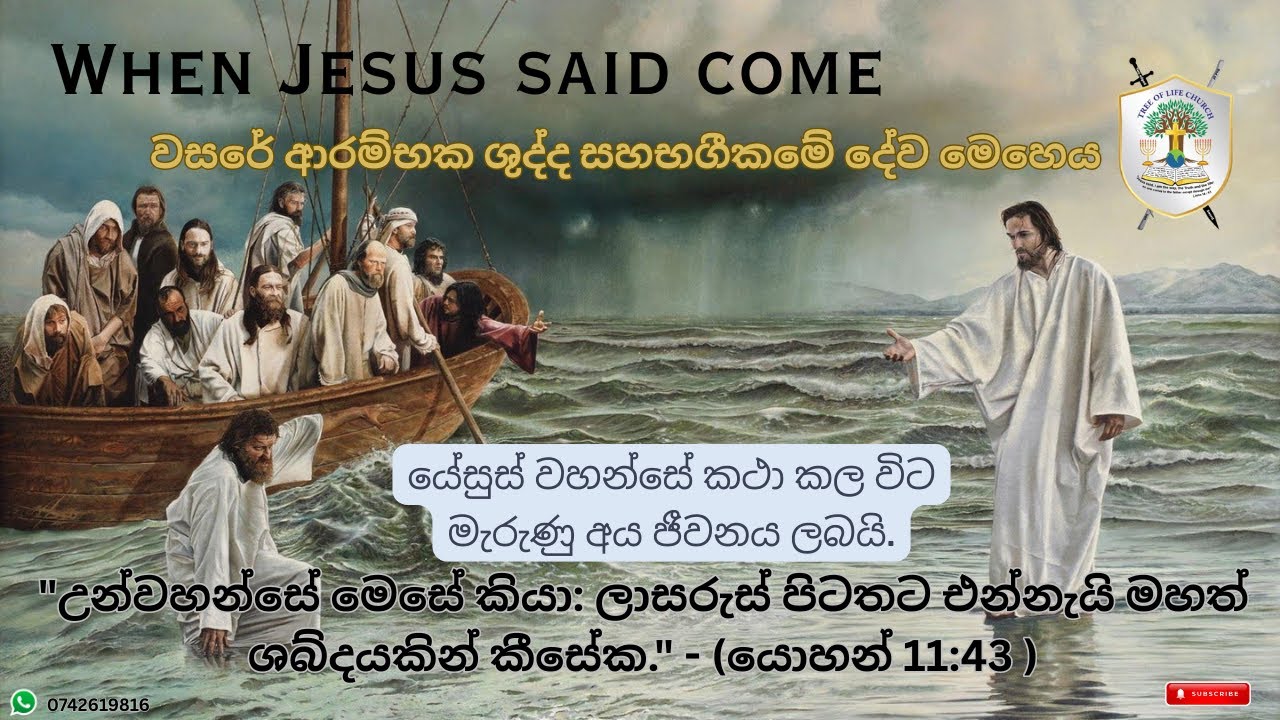 2026 නව අවුරුද්දේ විශේෂ ආශිර්වාද කිරීමේ ශුද්ධ සහභාගීකමේ දේව මෙහෙය // Tree of Life Church