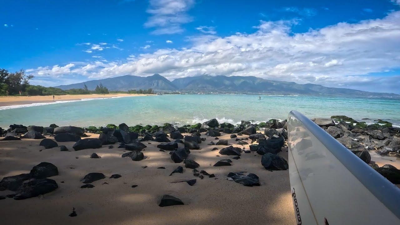 Surfing Kanaha and Sand Piles