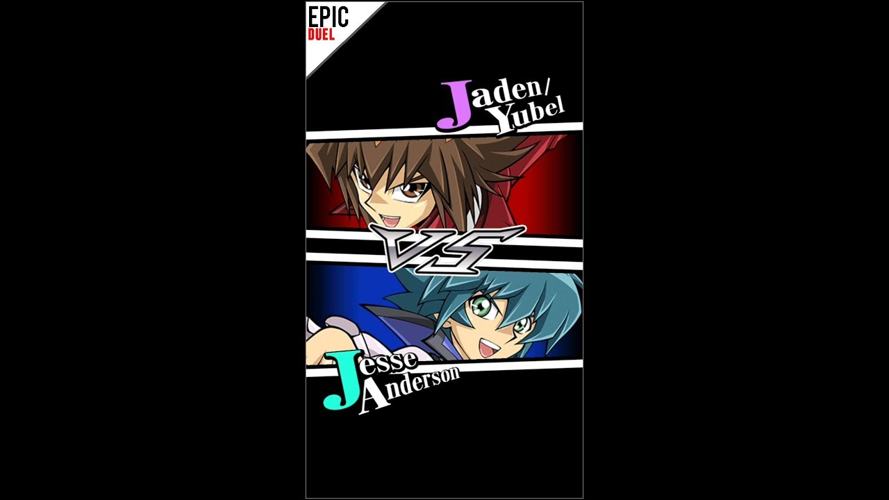 Yugioh Duel Links - Epic Duel! Jaden/Yubel Vs Jesse with Ultimate Rainbow Deck