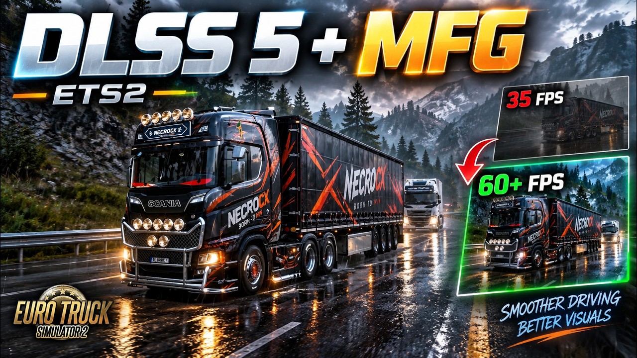 How to Enable DLSS 5 + Multi Frame Generation in ETS2 | Full Tutorial
