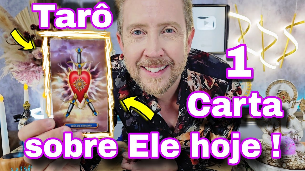 1 CARTA SOBRE ELE HOJE ! QUAL A ENERGIA DELE HOJE EM RELAÇÃO A VOCÊ?rei do oráculo hoje,bubatarohoje