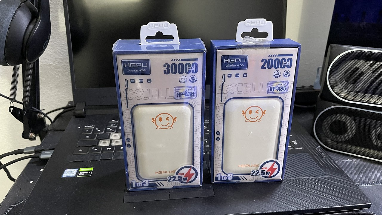HEPU 30000mAh POWERBANK Vs 20000mAh