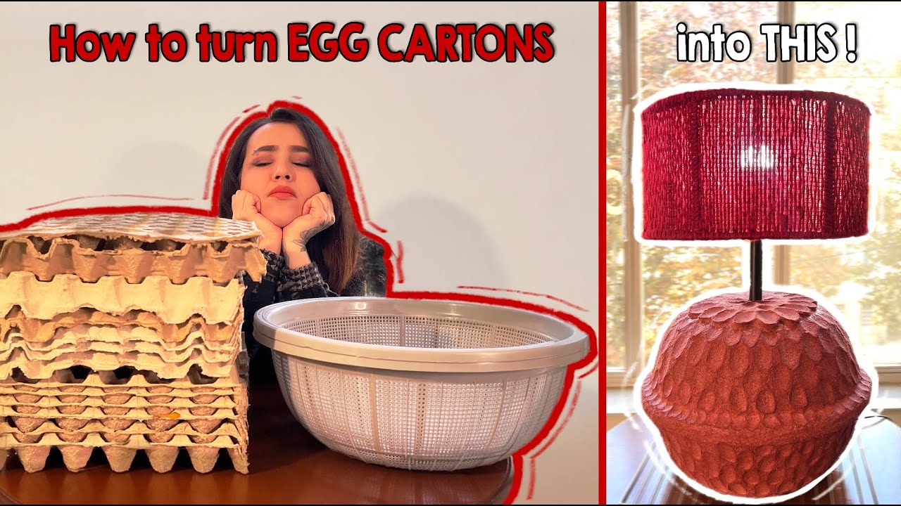 I Made This Using Just  Egg Cartons! handmade | makeover