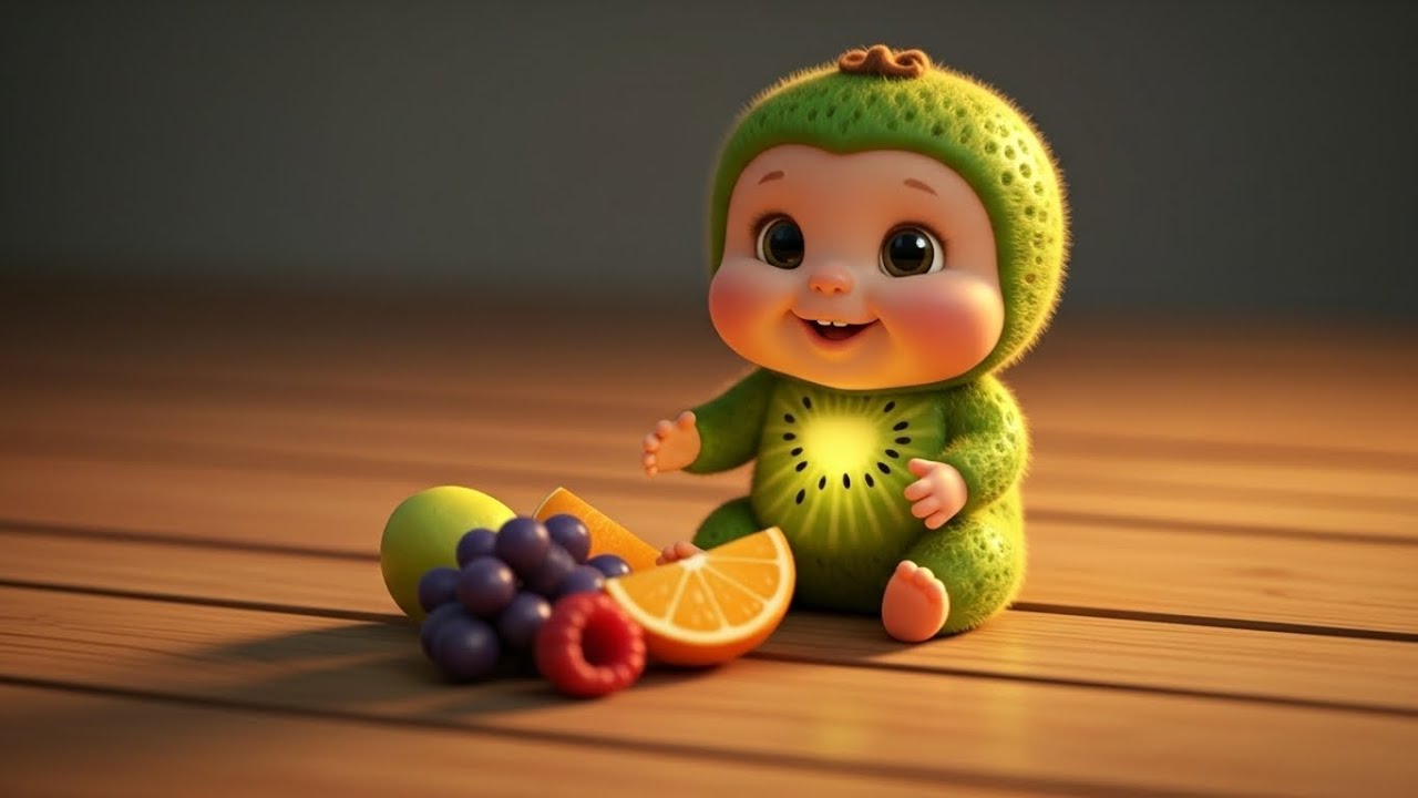 “Kiwi Baby ASMR 🍃✨ Cute Tiny Fruit Bites & Relaxing Sounds”