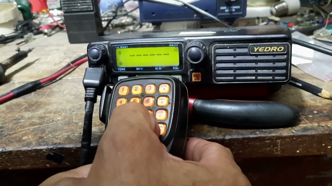 Como Programar Base VHF YEDRO  YC-M02V
