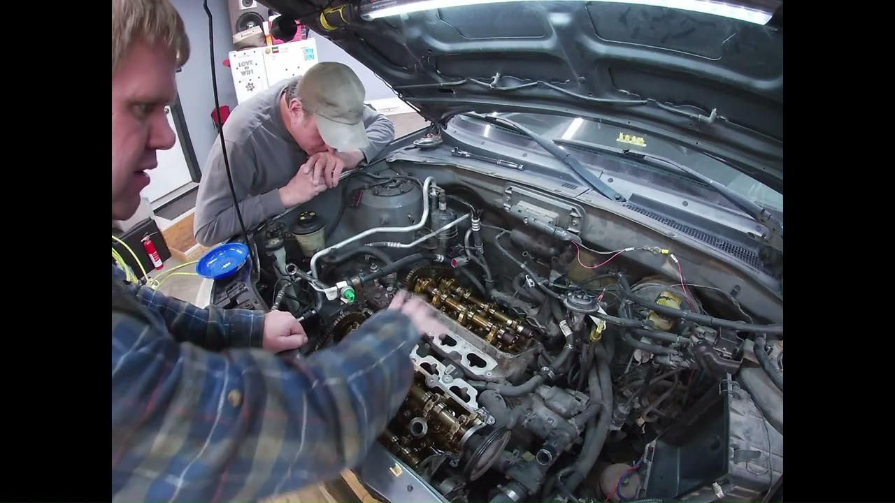 2004 Ford Escape 3.0 : Headgaskets, Timing cover, Oil Pan & More!  Part 2 - Engine teardown