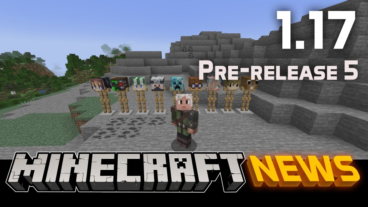 Что нового в Minecraft 1.17 Pre-release 5?
