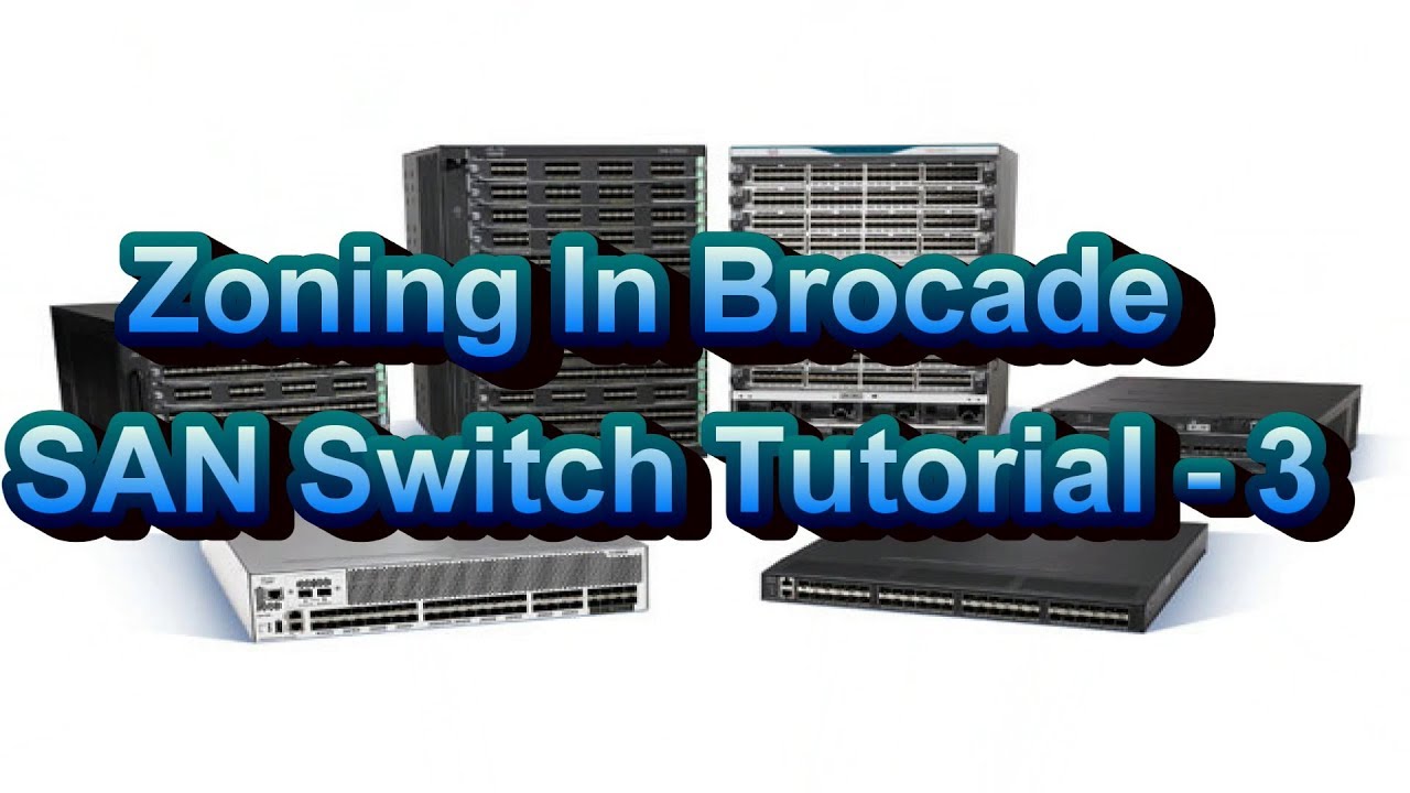 Zoning In Brocade SAN Switch - SAN Switch Tutorial Part 3