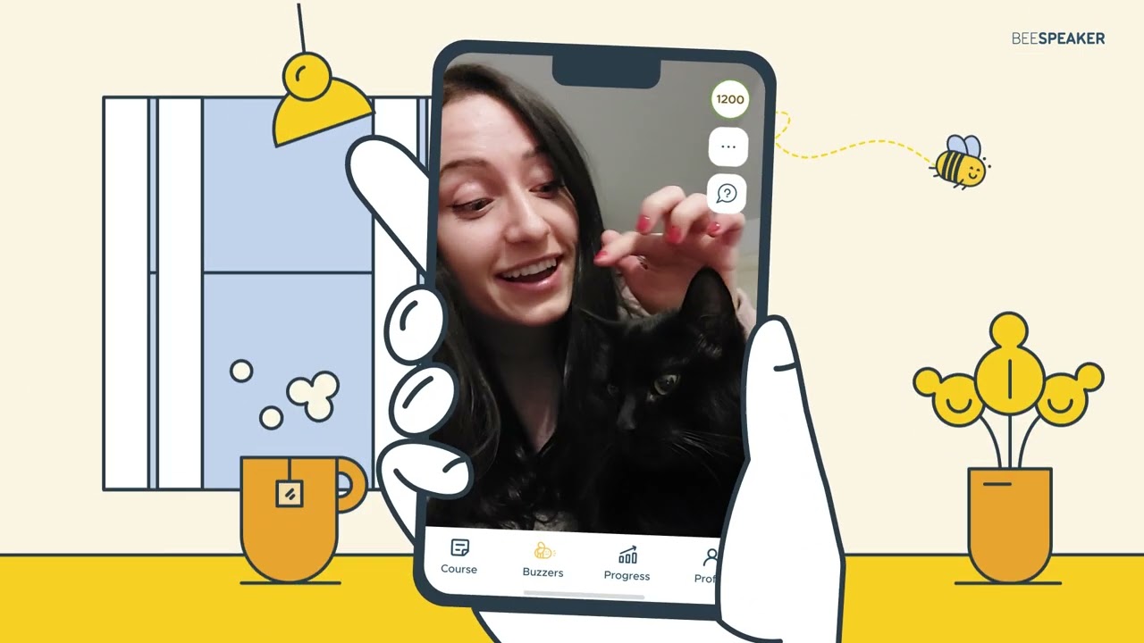 Your English will finally be at a communicative level! | Beespeaker Martha Google 🐝 🍯