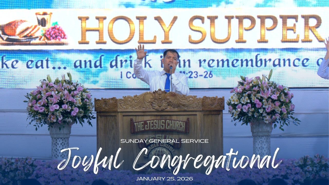 Joyful Congregational | JMCIM Central | Sunday General Service (January 25, 2026)