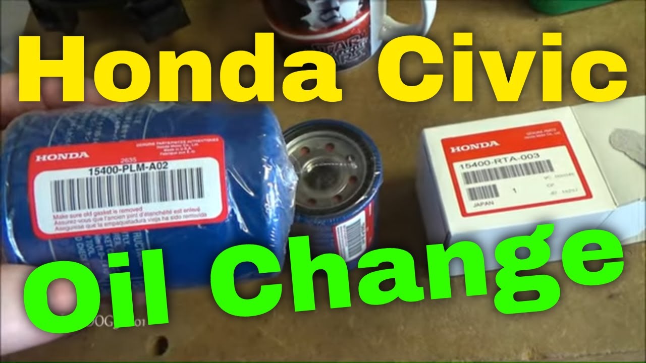 Honda Civic Oil Change (1996-2000)