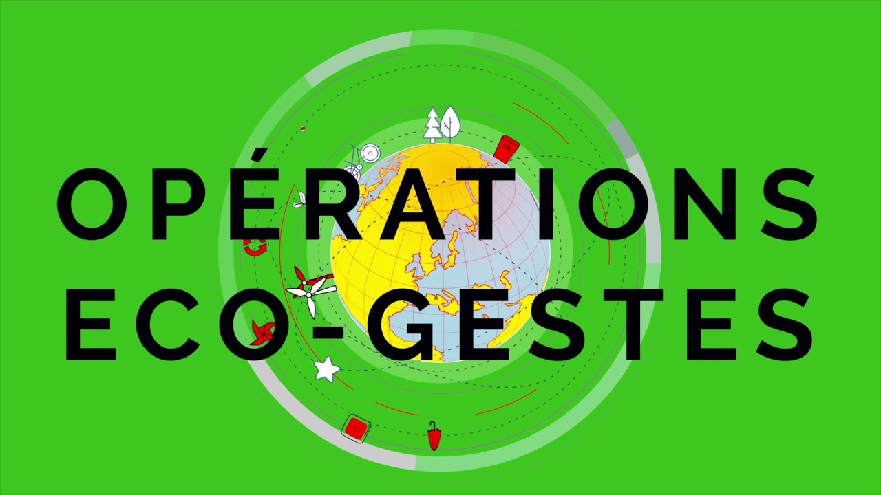 Opération Eco-gestes ! 👍