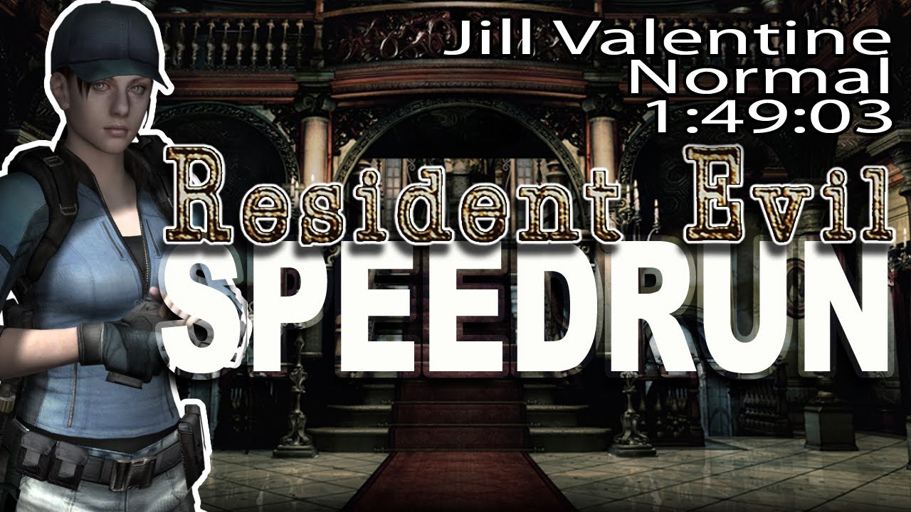 Resident Evil HD Remaster - Speedrun / Don't Stop Running Achievement - Jill Valentine - Normal