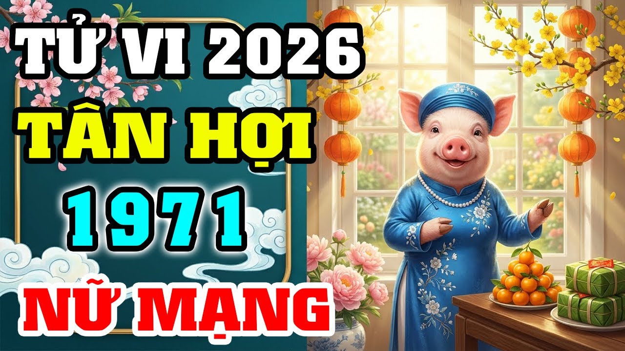 Tử Vi Tuổi Tân Hợi 1971 Nữ Mạng Năm 2026: Vượt Qua Sao Vân Hớn Đón Tài Lộc Bình An