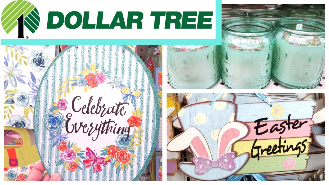 DOLLAR TREE EASTER & SPRING SHOP WITH ME | MARCH 2019