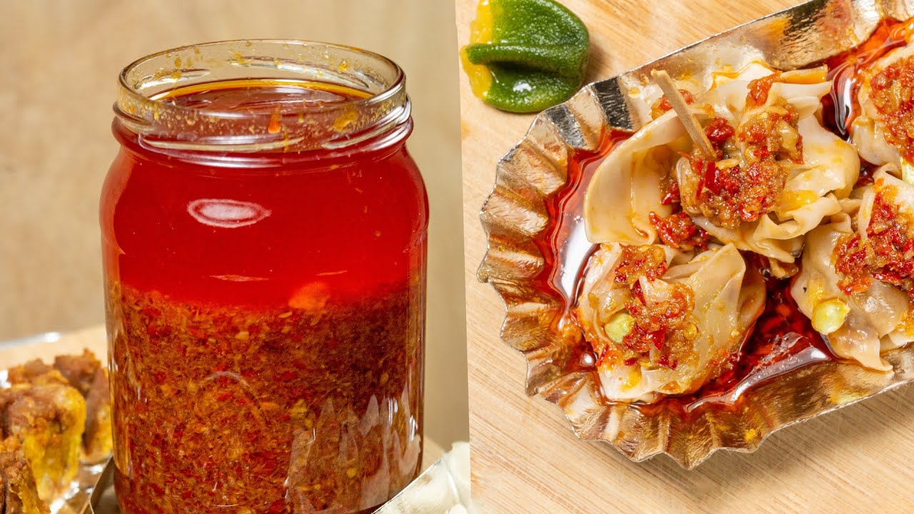 CHILI GARLIC Oil w/ Shrimp 🌶️🦐