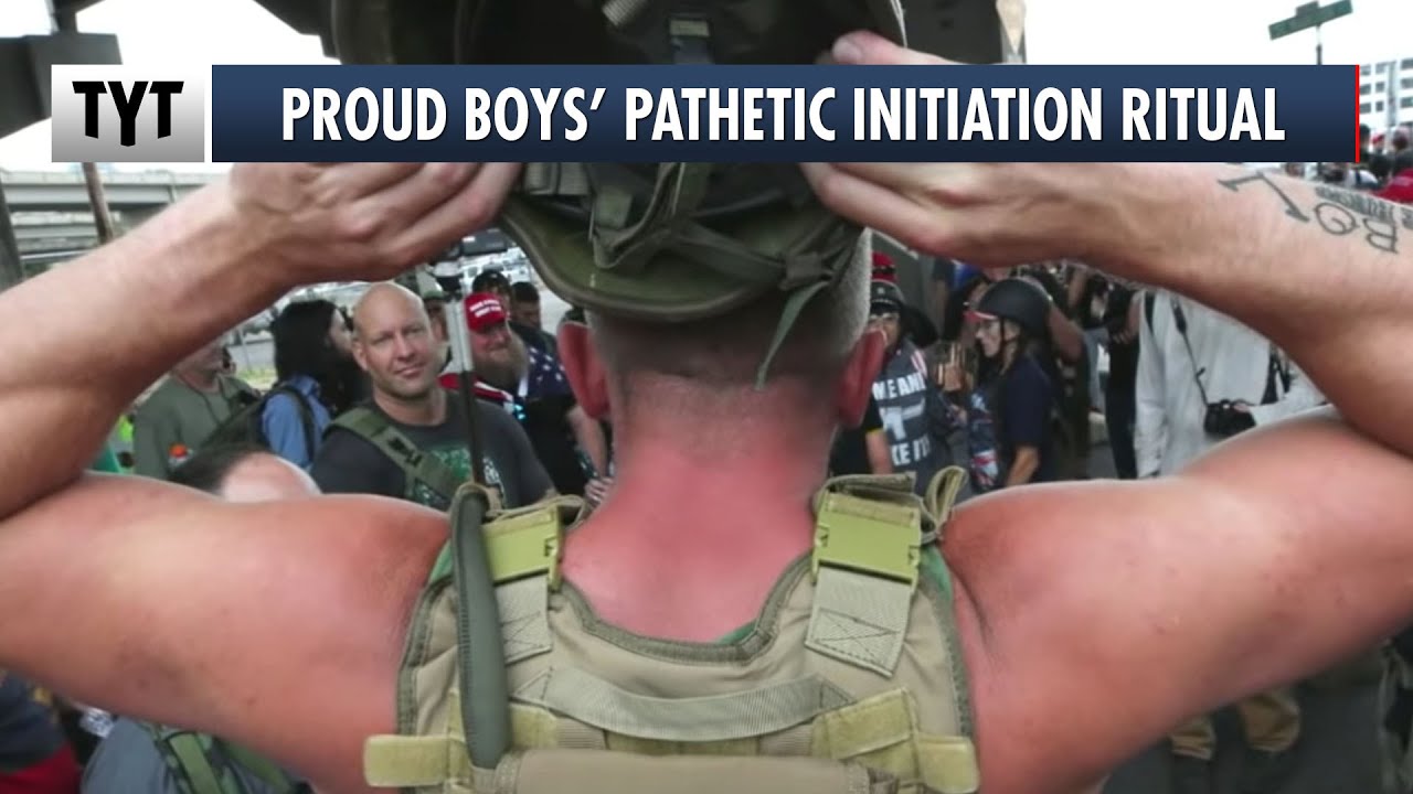 Proud Boys Have A Pathetic Initiation Ritual