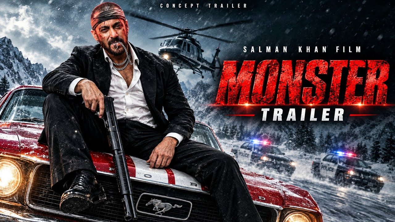 MONSTER Trailer | Salman Khan | Vamshi | Salman Khan | Salman Khan New Movie  | SVC63 Trailer 