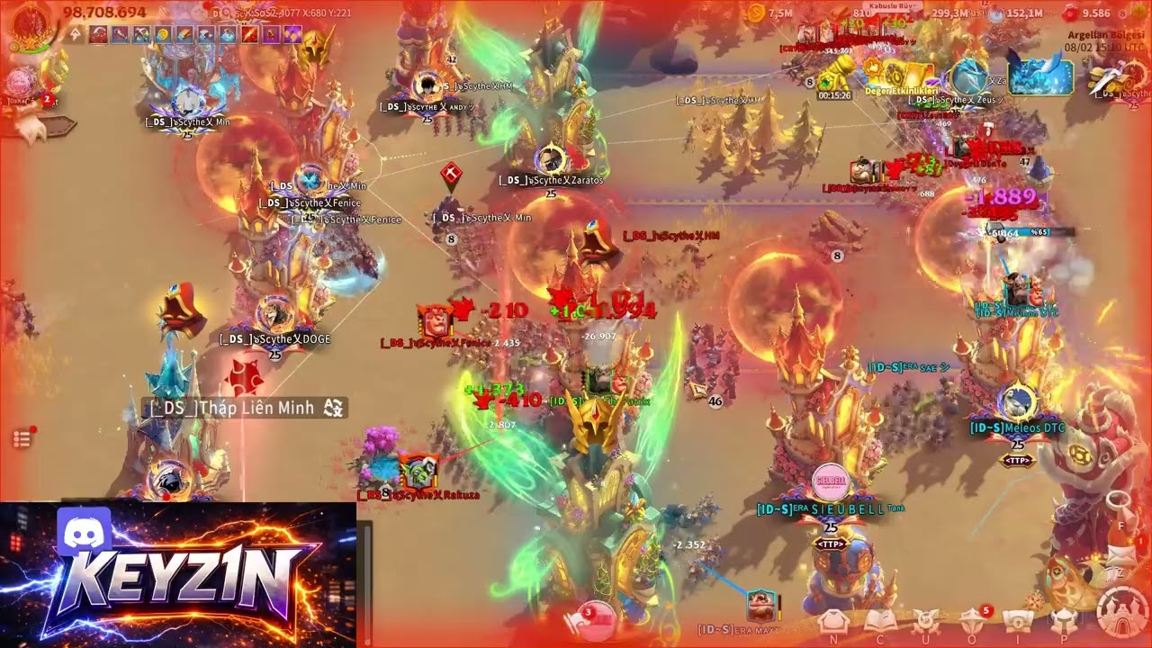 CALL OF DRAGONS ᴡᴏʟғTheFatrix garrison Vs DS alliance