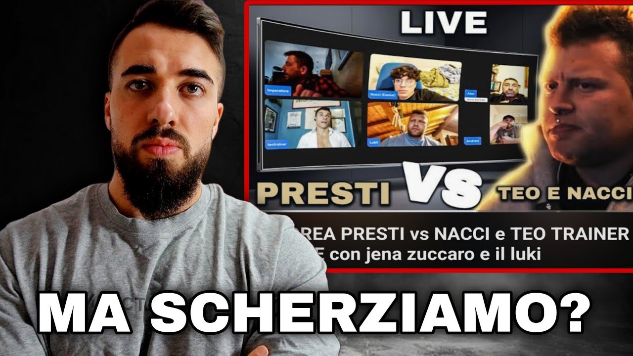 Il CONFRONTO tra PRESTI e NACCI è VERGOGNOSO, Jena che INSULTA GRAVEMENTE e nessuno lo ferma.