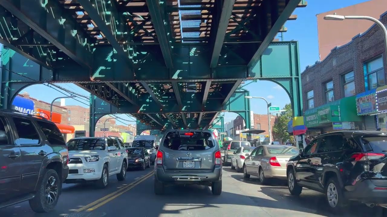 Driving Roosevelt Avenue NYC | Woodside & Jackson Heights, Queens