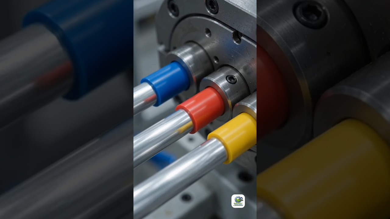 How Aluminum Scrap Becomes 3-Core Flat Electrical Cable | Complete Factory Process #shorts#short