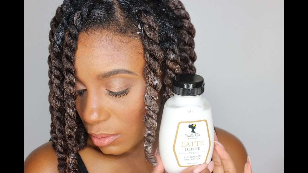 Twist Out using Camille Rose Naturals NEW latte Leave-in (limited edition)