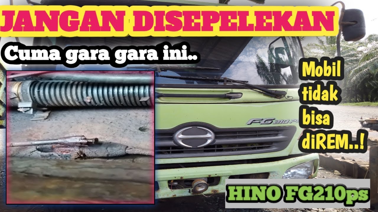 Penggantian pipa ledeng REM || HINO FG210ps
