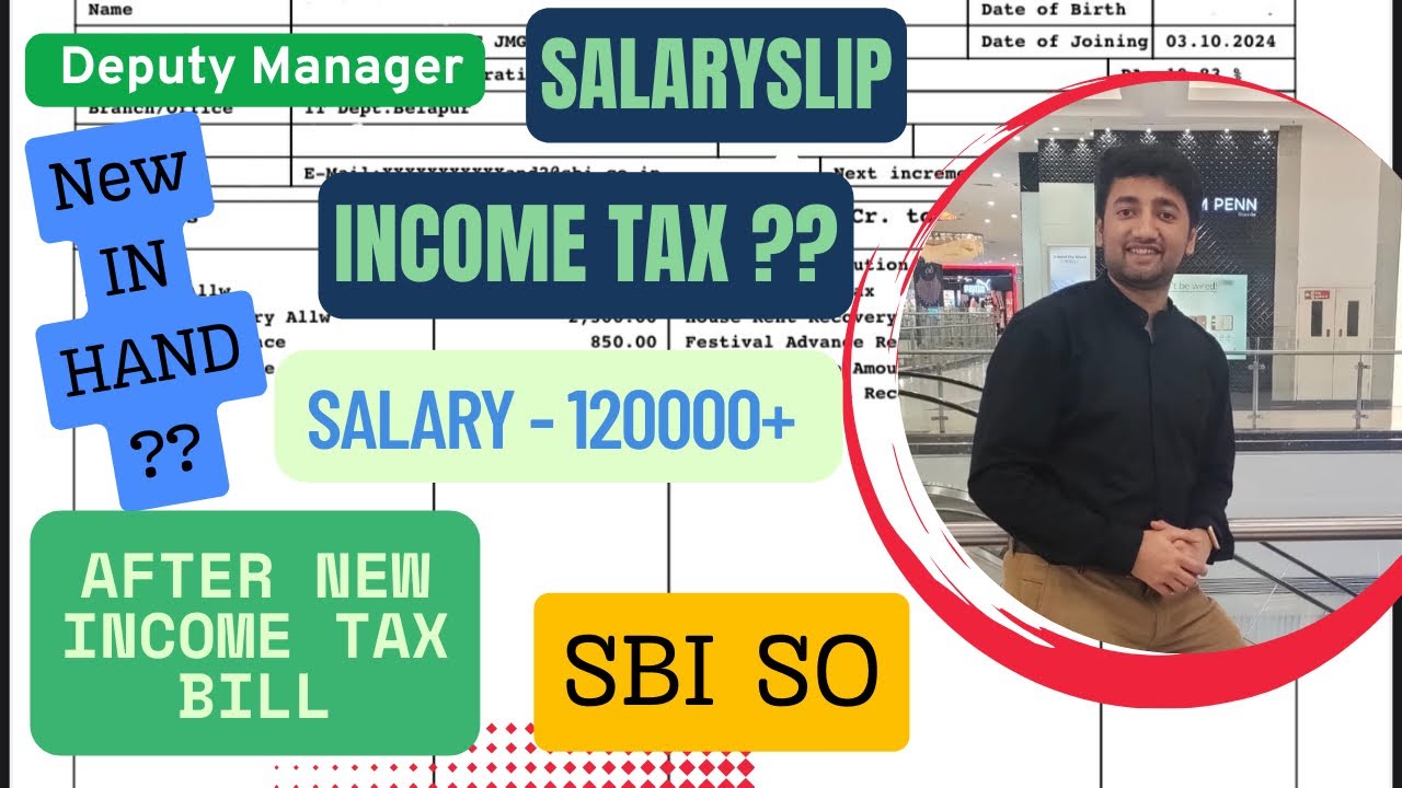 SBI SO/PO Scale 2 Salary 2025 After New Tax Regime | Full Slip & In-Hand Pay