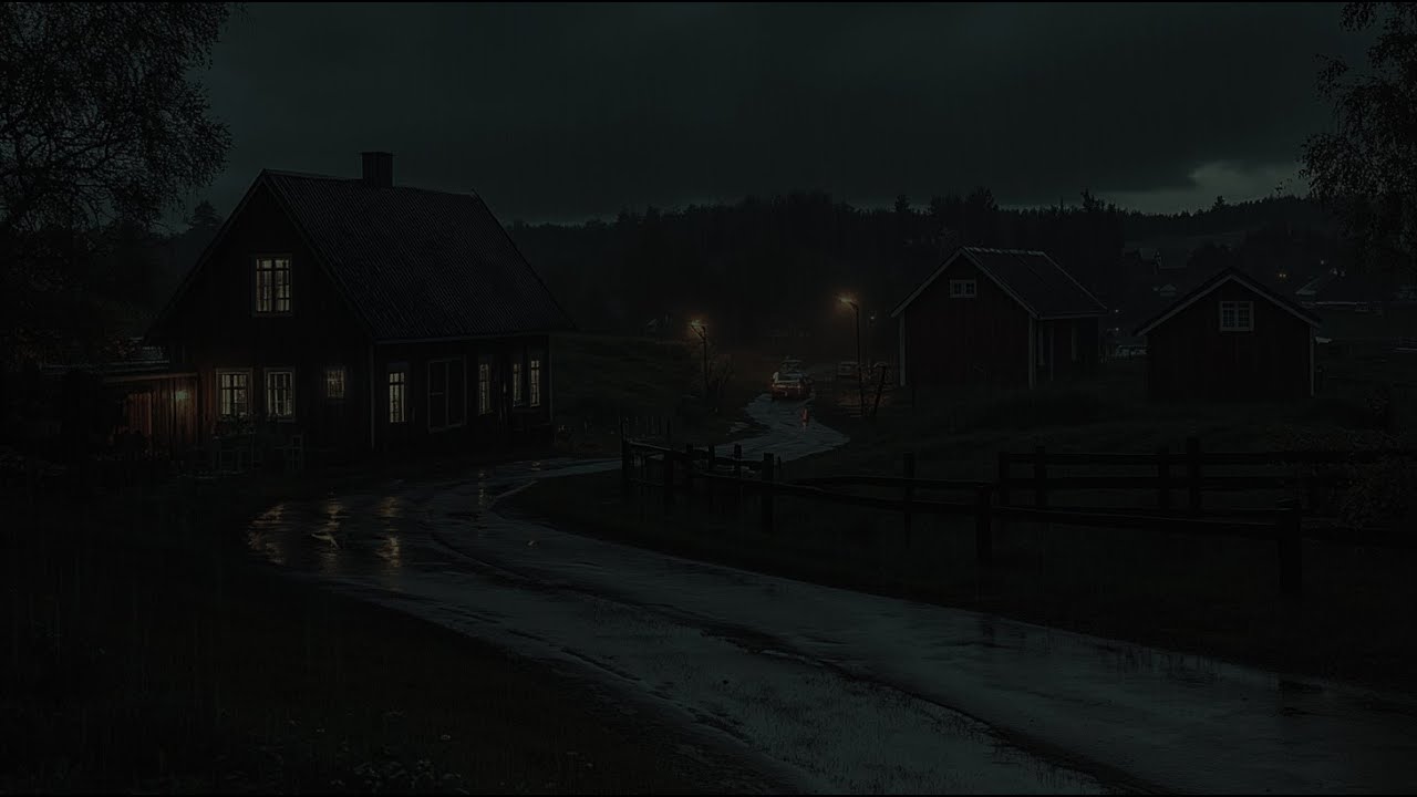 The Path to the Ancient Village in Rain | Relaxing Thunderstorm Ambiance in the English Countryside