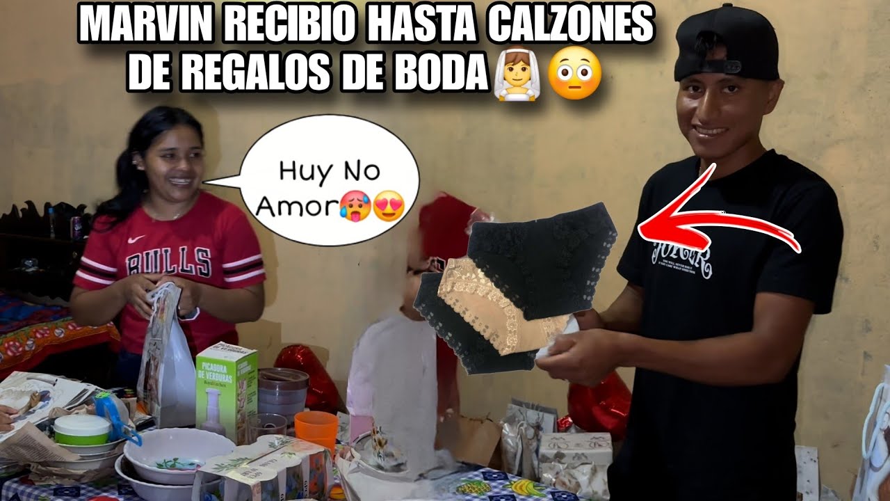 ERIKA y MARVIN Jamas Se Imaginaron Recibir Estos Regalos Int1mos De Su Boda🫢🥰Asi Reacciónaron😂🥵