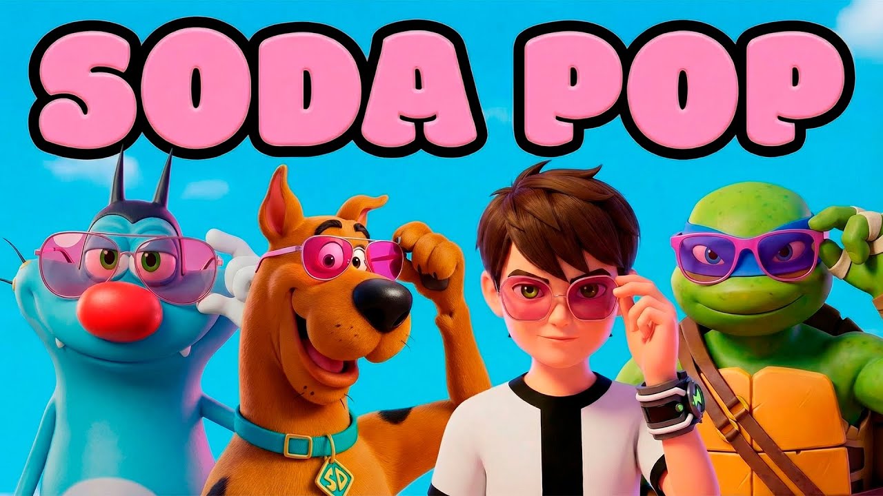 Ben 10 🆚 Oggy 🆚 Teenage Mutant Ninja Turtles 🆚 Scooby-Doo x SODA POP 🎶🎵 Who Is Best?