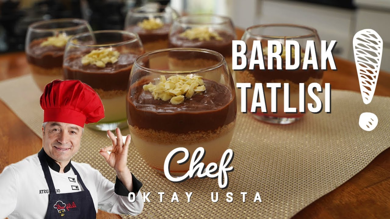 2 RENKLİ ENFES BİSKÜVİLİ MUHALLEBELİ BARDAK TATLISI