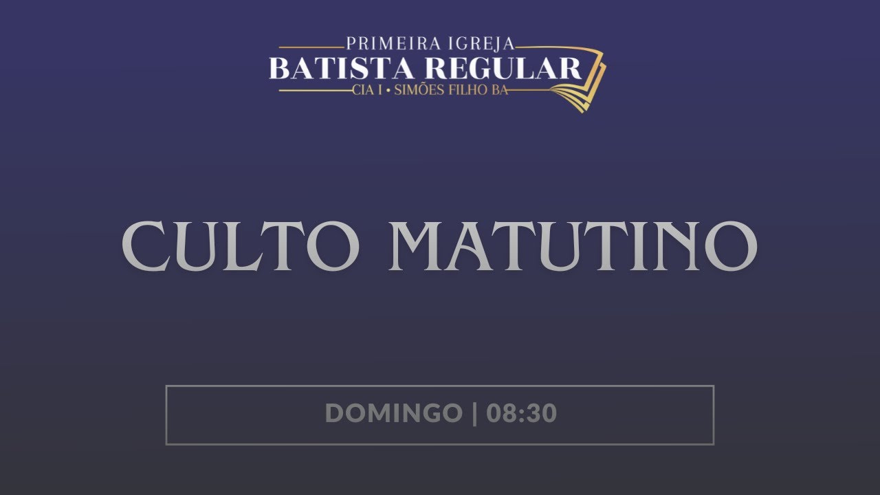 Culto Matutino - 15/03/26
