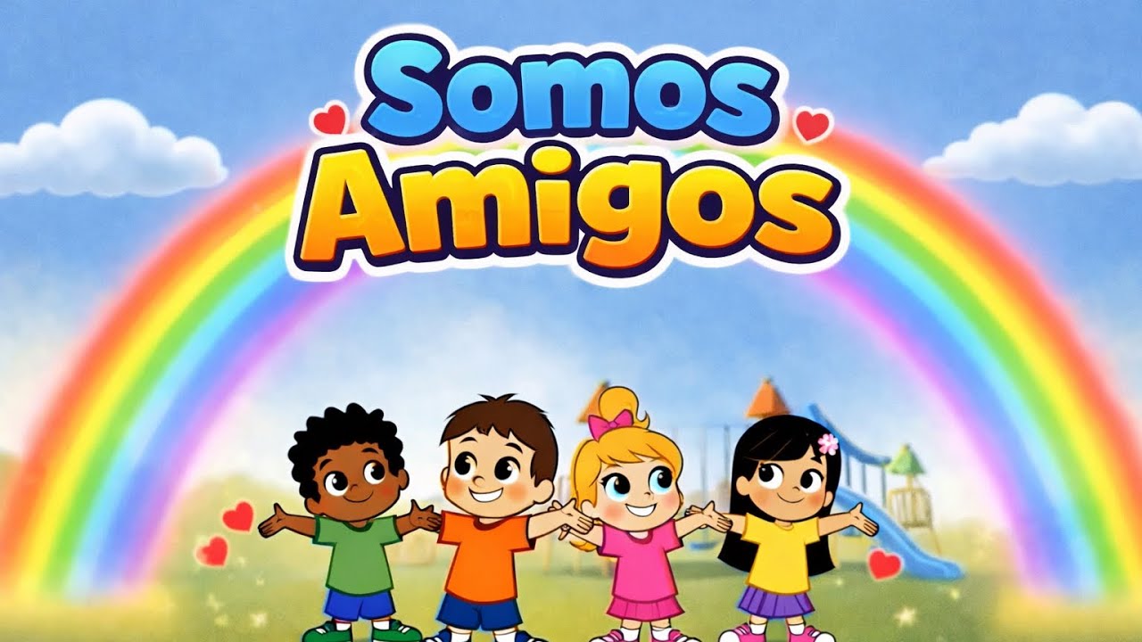 🌈 🤝Somos Amigos | Canción Infantil Educativa | Los Pequeños TV 🤝🌈