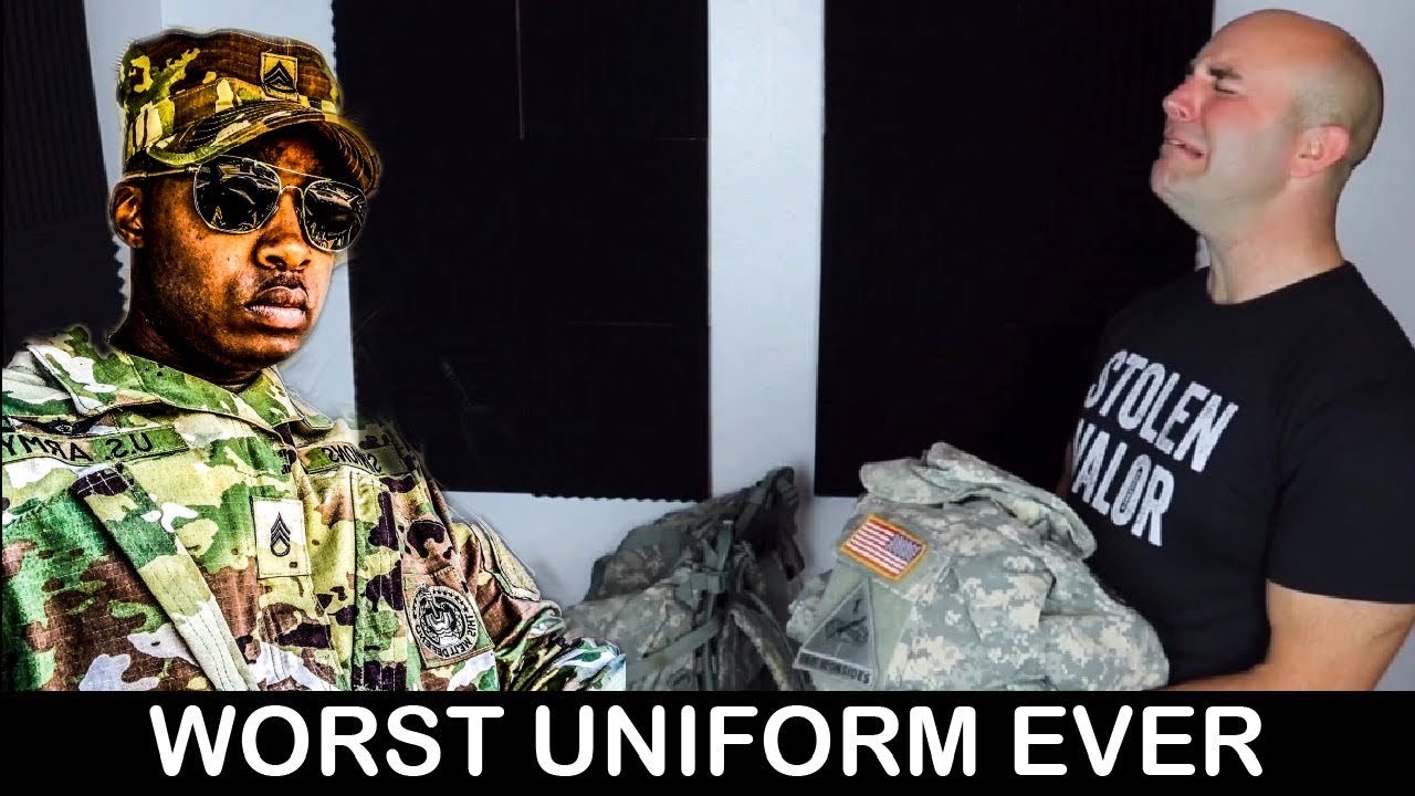 ARMY DRILL SERGEANT TRY NOT TO LAUGH TO ANGRY COPS THE WORST MILITARY UNIFORM