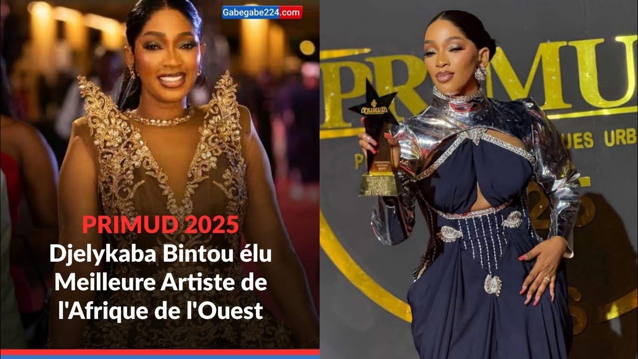 ROSELINE LAYO FÉLICITE DJELIKABA BINTOU MEILLEURE ARTISTE AFRIQUE DE L'OUEST PRIMUD 2025