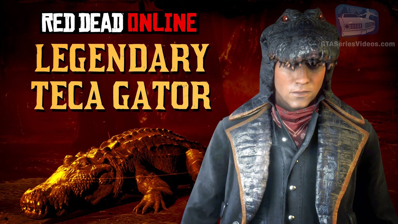 Red Dead Online - Legendary Teca Gator Location [Animal Field Guide]