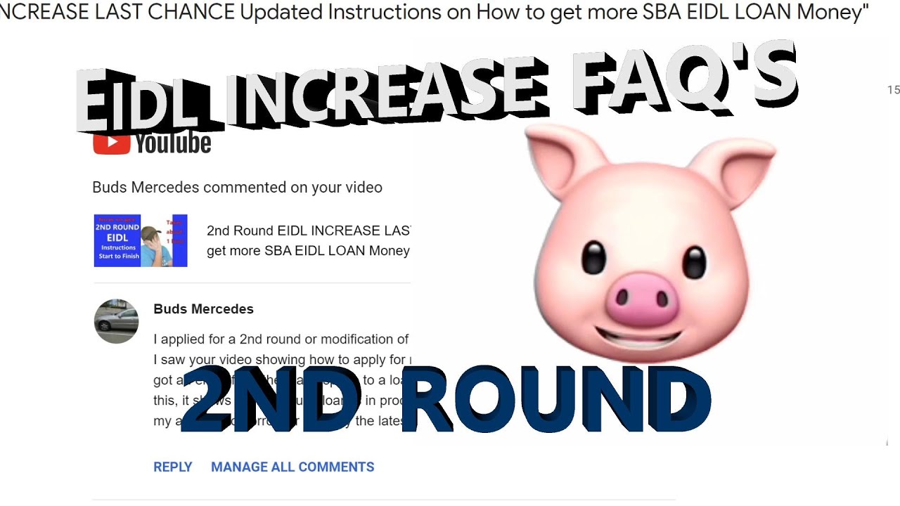 2nd ROUND EIDL LOAN FAQ's TOP 3 questions