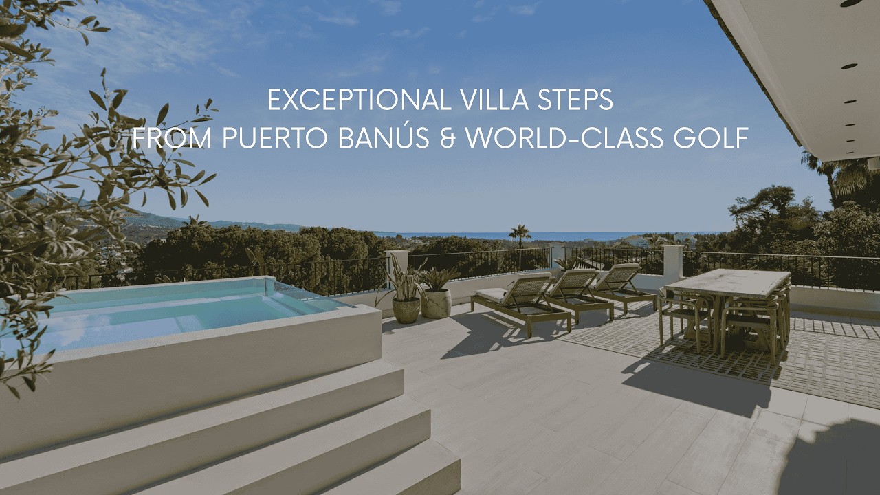 Exceptional Villa Steps from Puerto Banús & World-Class Golf