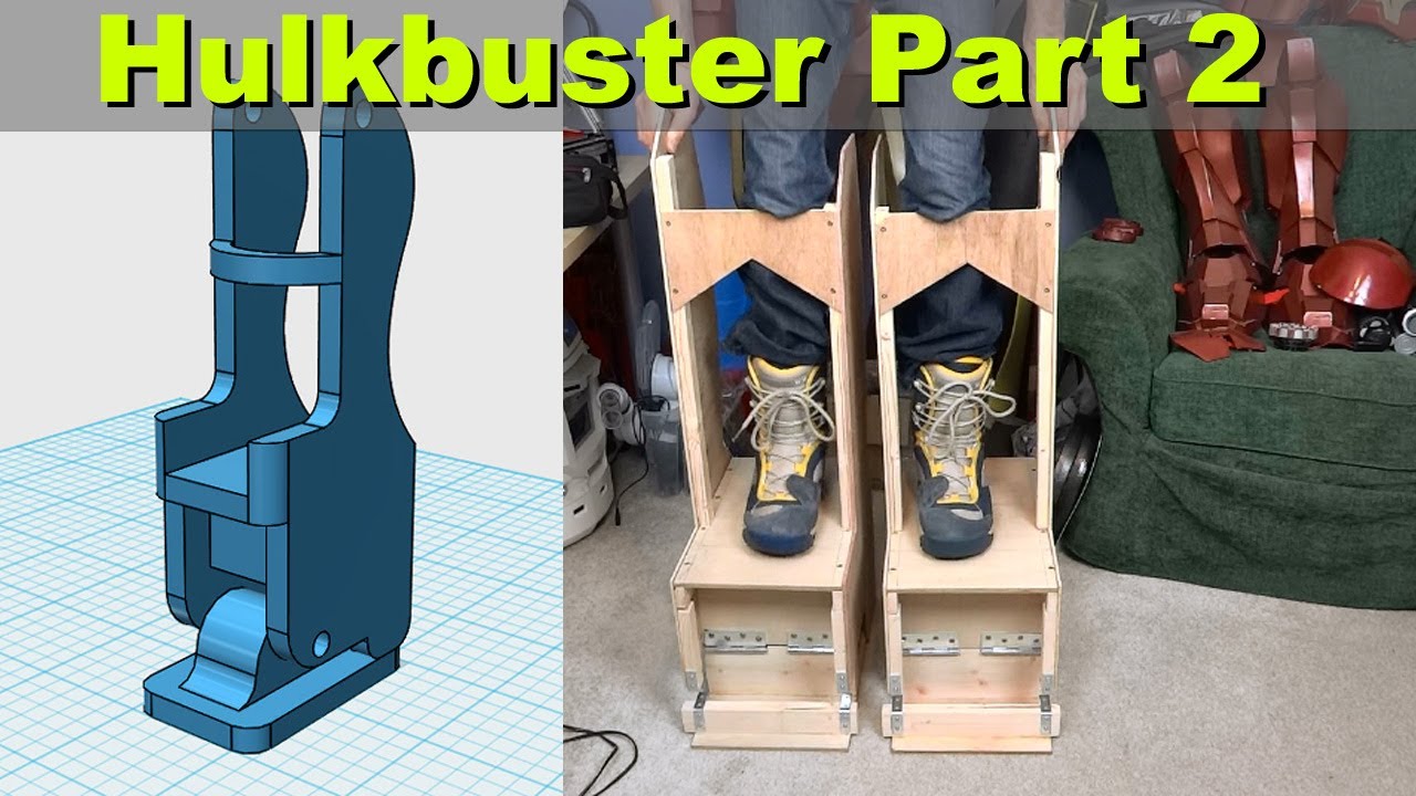 Iron Man Hulkbuster Cosplay #2 | Building Stilts | James Bruton