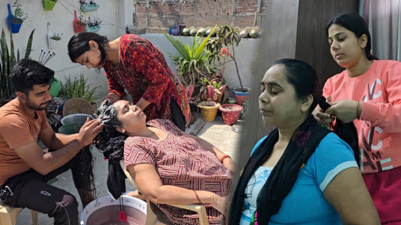आज पूरे 1 महीने बाद मम्मी को स्नान करवाएं। #anandkavlogs 