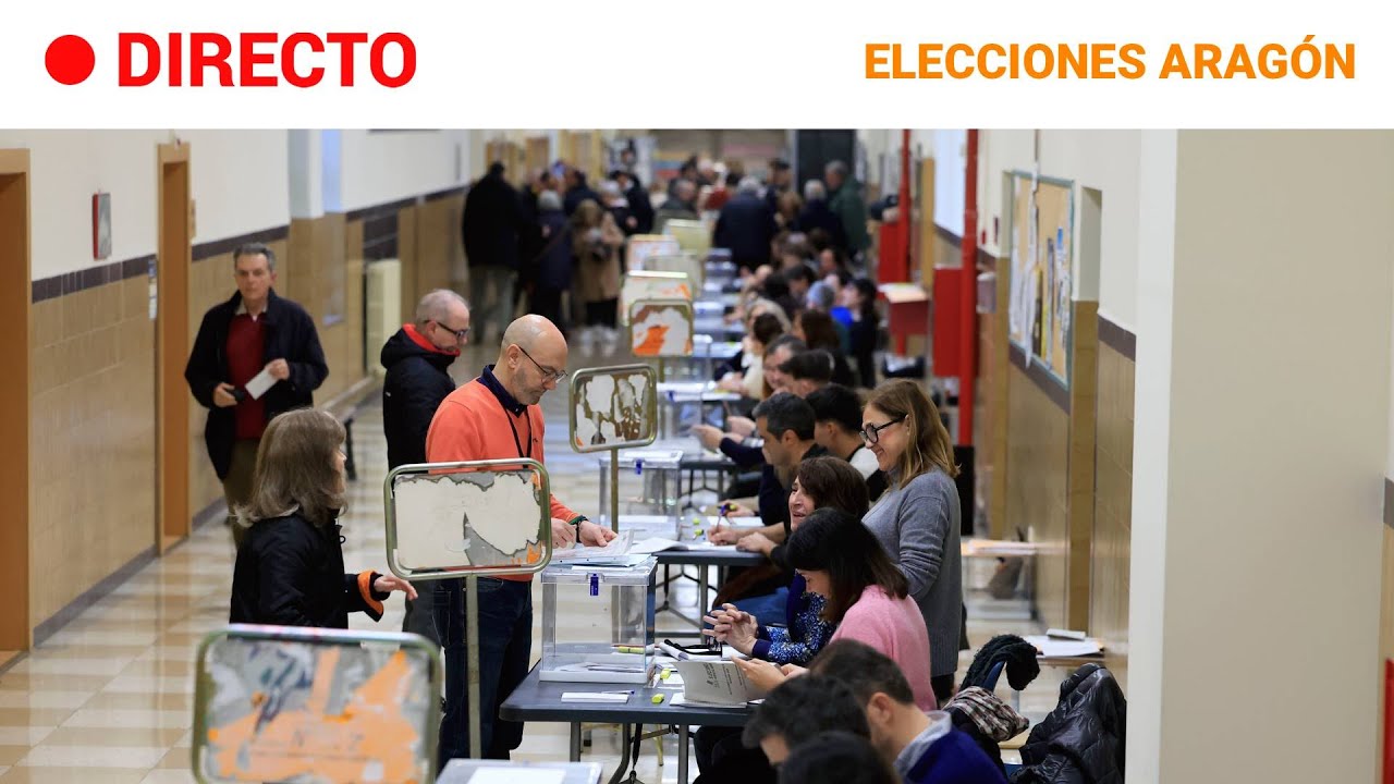 DIRECTO | ELECCIONES ARAGÓN 8F | CENTRO DE DATOS A LAS 18:00 | RTVE