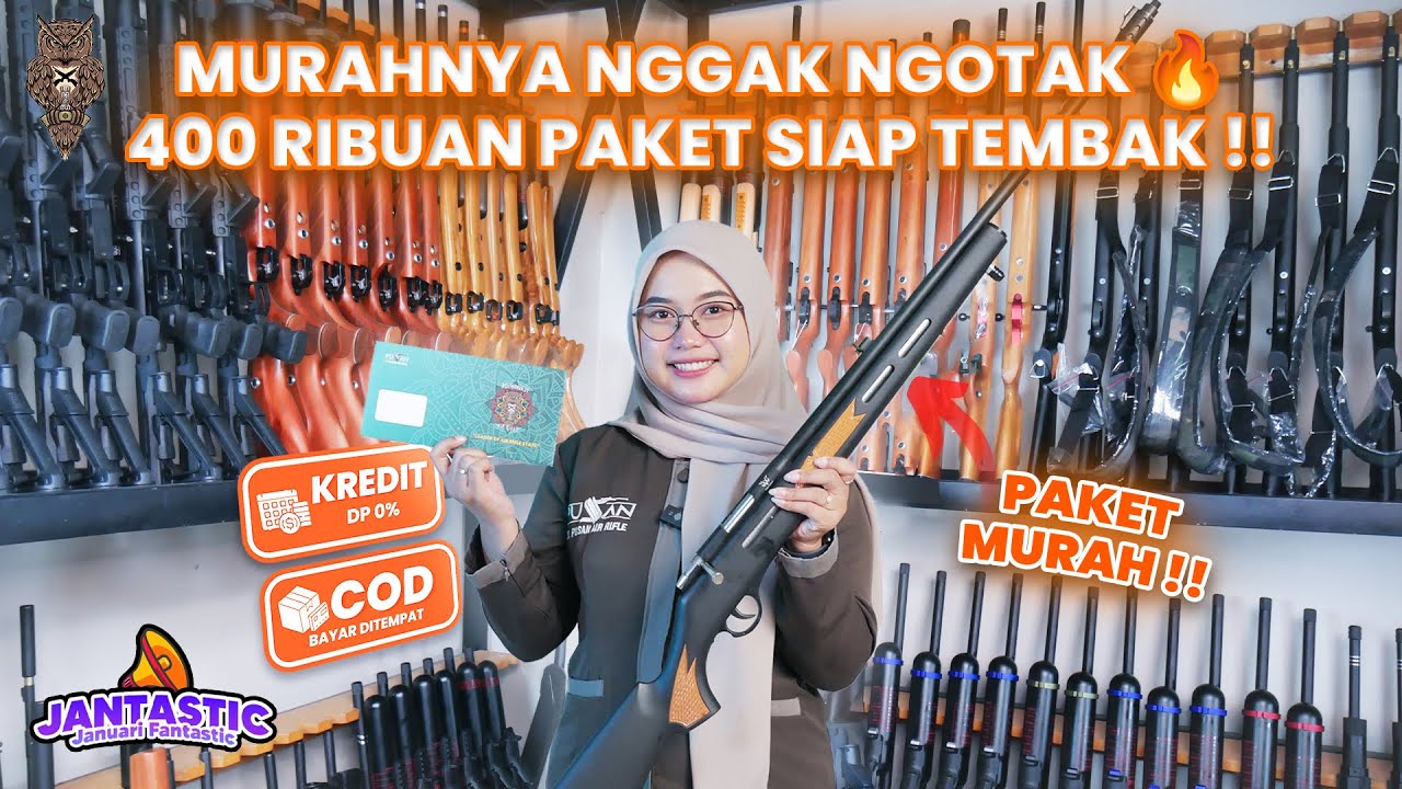 CUMA 400RIBU!!! PAKET SENAPAN MURAH SIAP DOR - UKLIK & PCP BIGGAME TERBARU 2026 (BISA KREDIT)