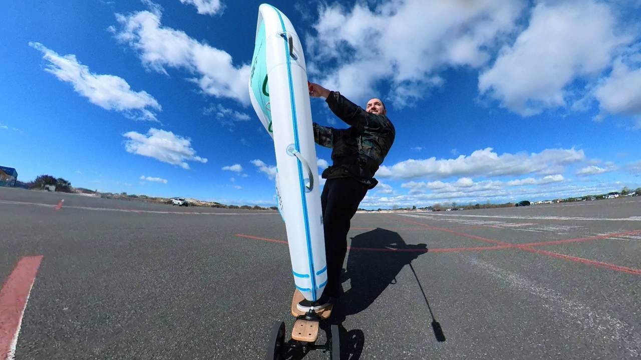 Land Windsurfing