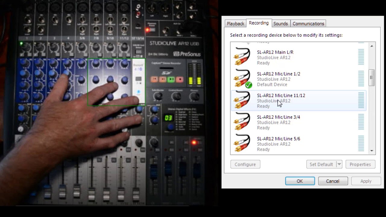 PRESONUS AR12 for Livestream